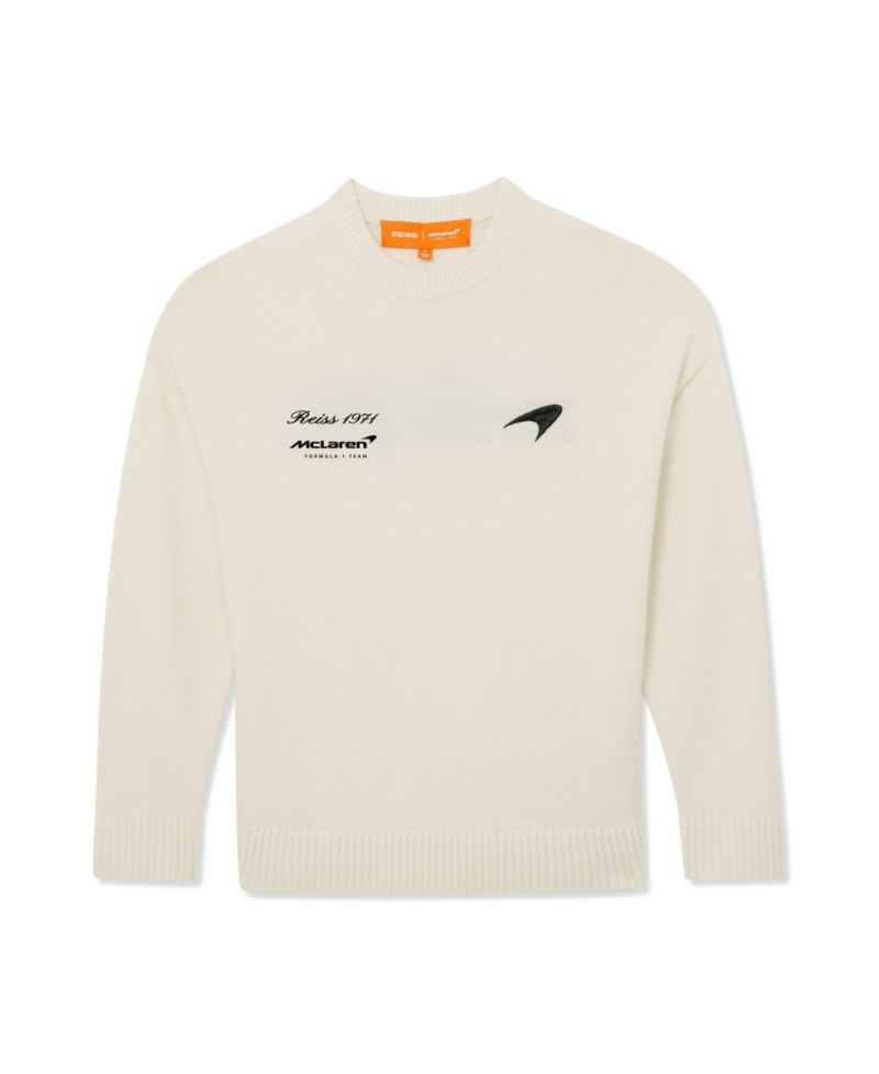 Men's Maddox Merino Wool McLaren Racing Crewneck Sweater