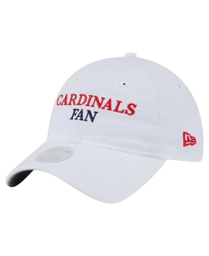 Women's White St. Louis Cardinals Team Fan 9TWENTY Adjustable Hat