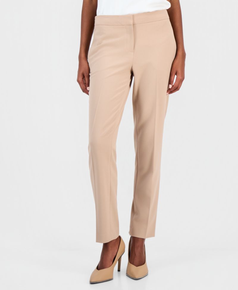 Women's Bi-Stretch Straight-Leg Dress Pants