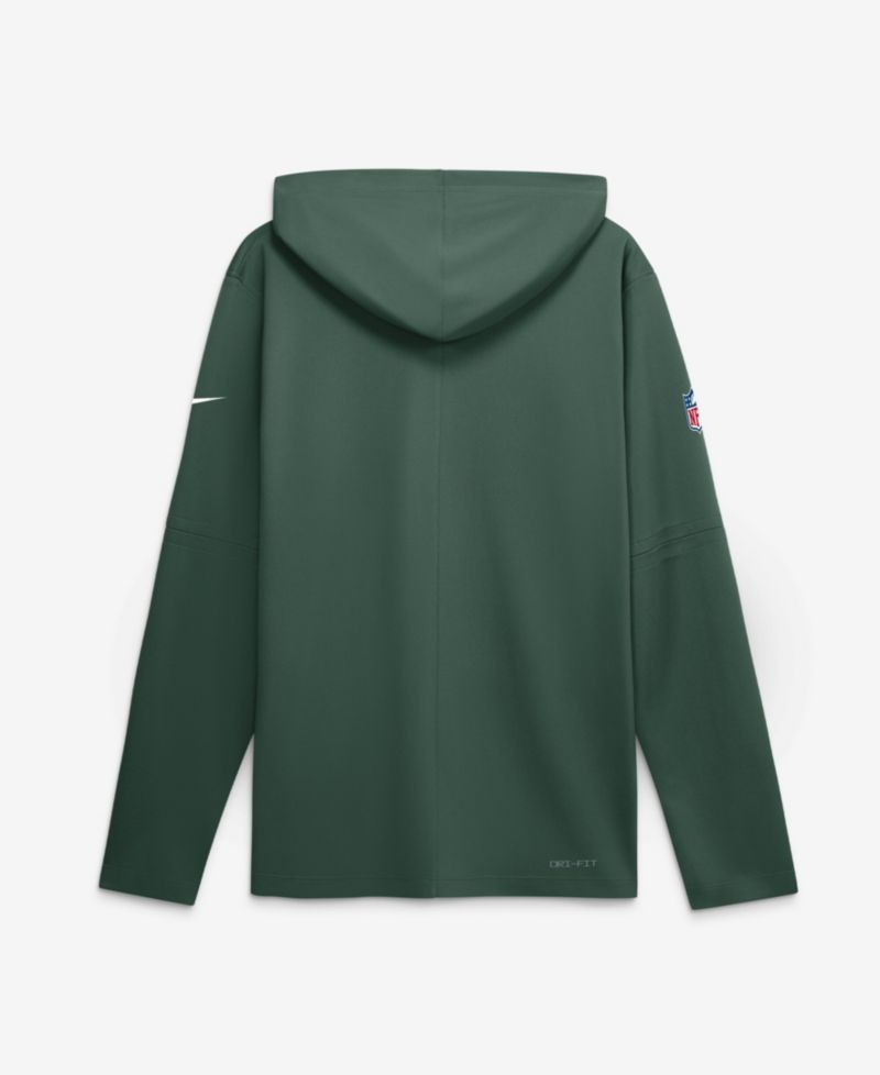 Men's Green Bay Packers Sideline Lightweight Long Sleeve Hooded Dri-FIT T-Shirt