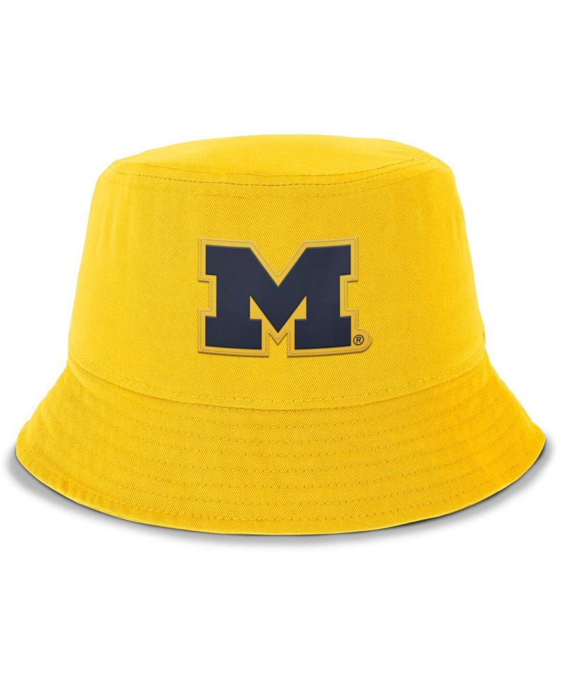 Men's Maize Michigan Wolverines Apex Bucket Hat