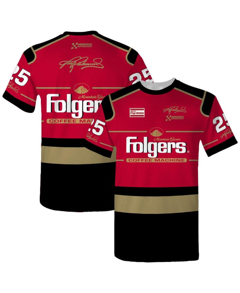 Men's Red Tim Richmond Folgers Legend Uniform T-Shirt