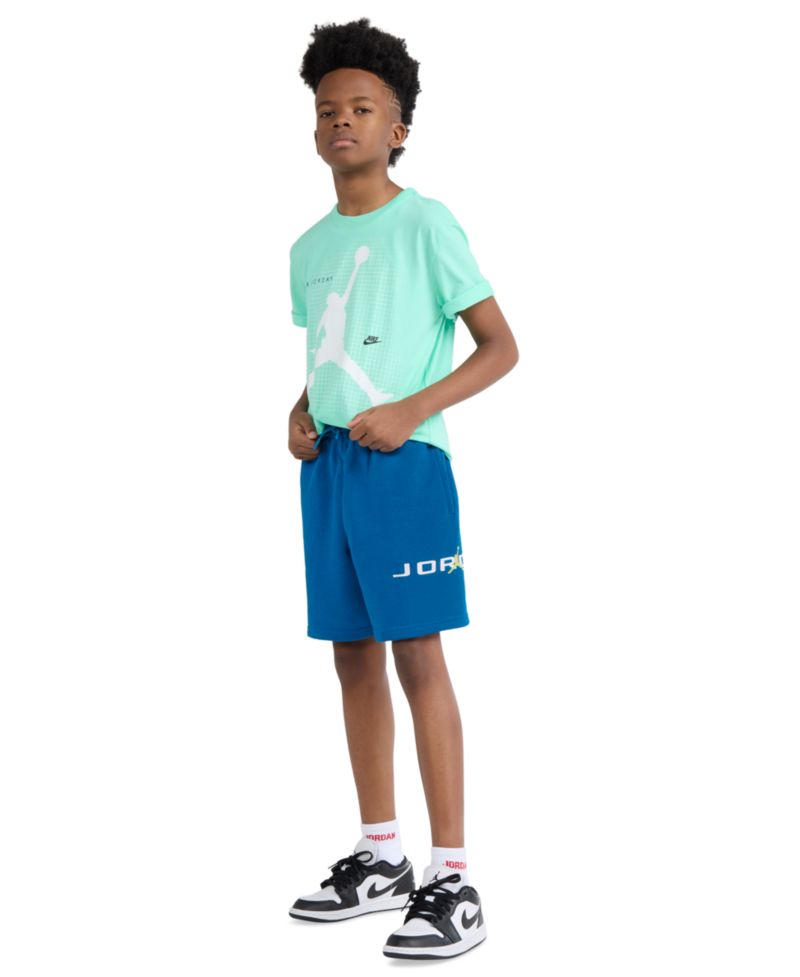 Boys' 8-18 Baseline Elastic Waist Fleece Shorts