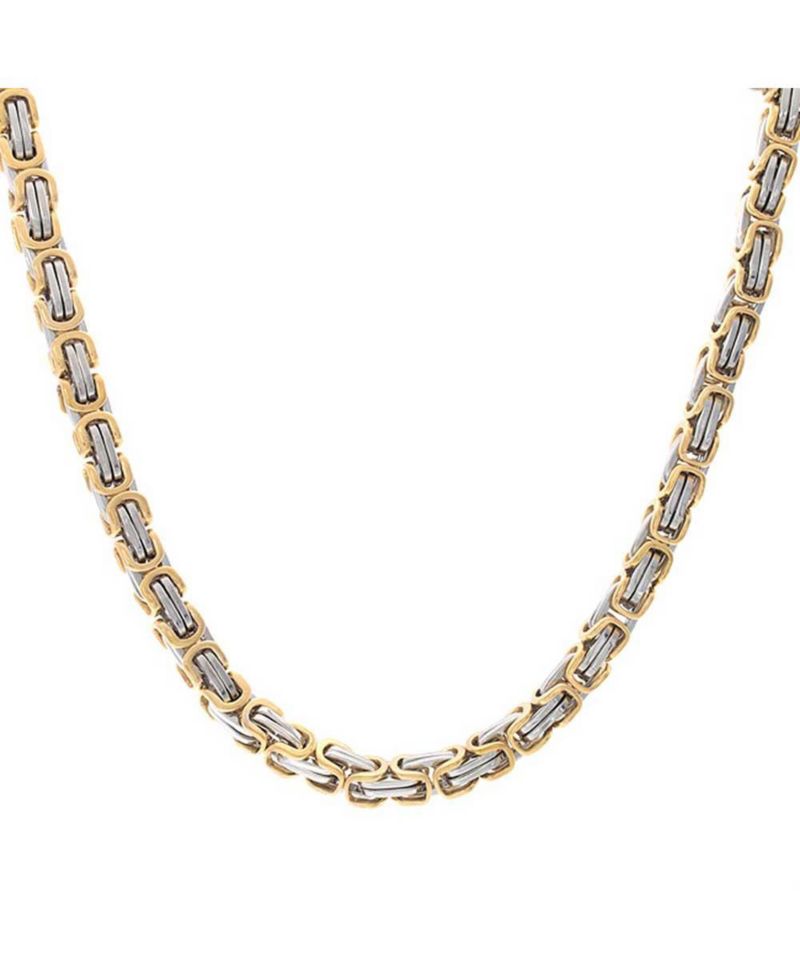 Biker Jewelry Urban Double Link Flexible Heavy Chain Necklace Stainless Steel