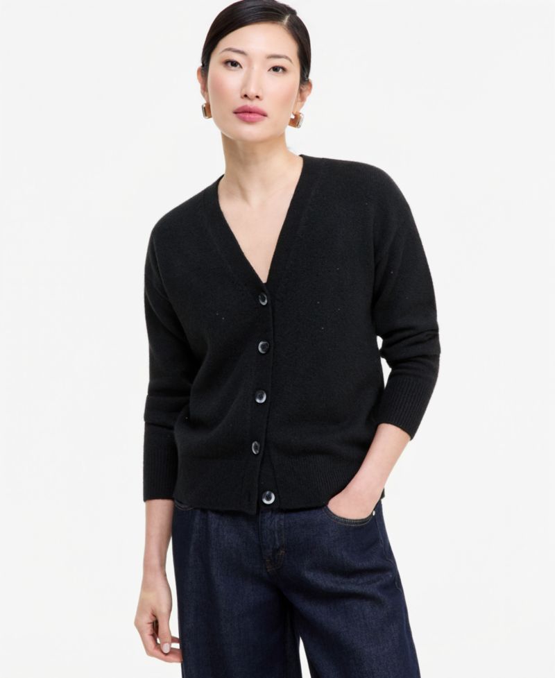 Women's Roving Sequin Long-Sleeve V-Neck Cardigan