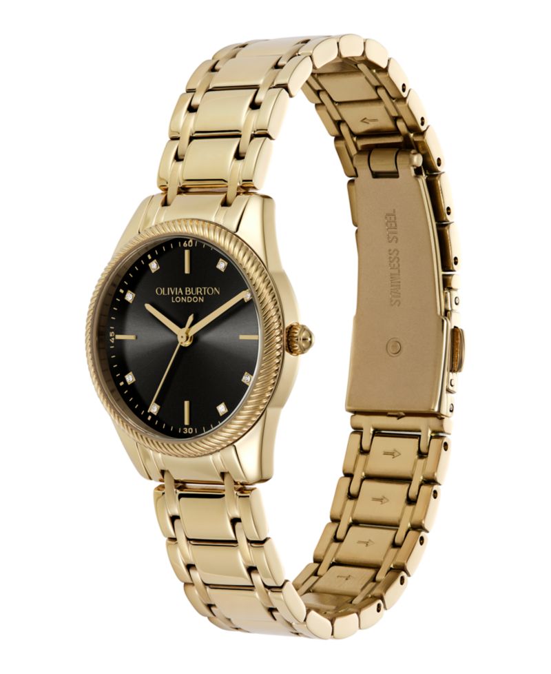 Women's Egerton Gold Tone Stainless Steel Bracelet Watch, 28mm