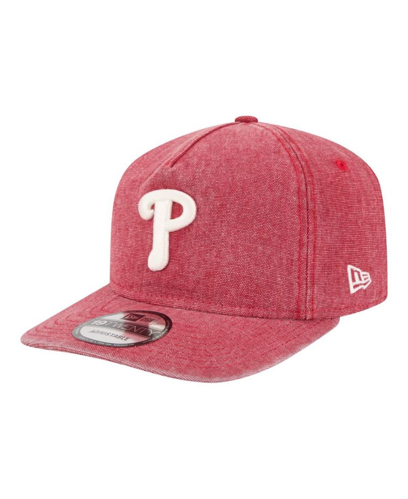 Men's Red Philadelphia Phillies Denim Classic 19TWENTY Adjustable Hat