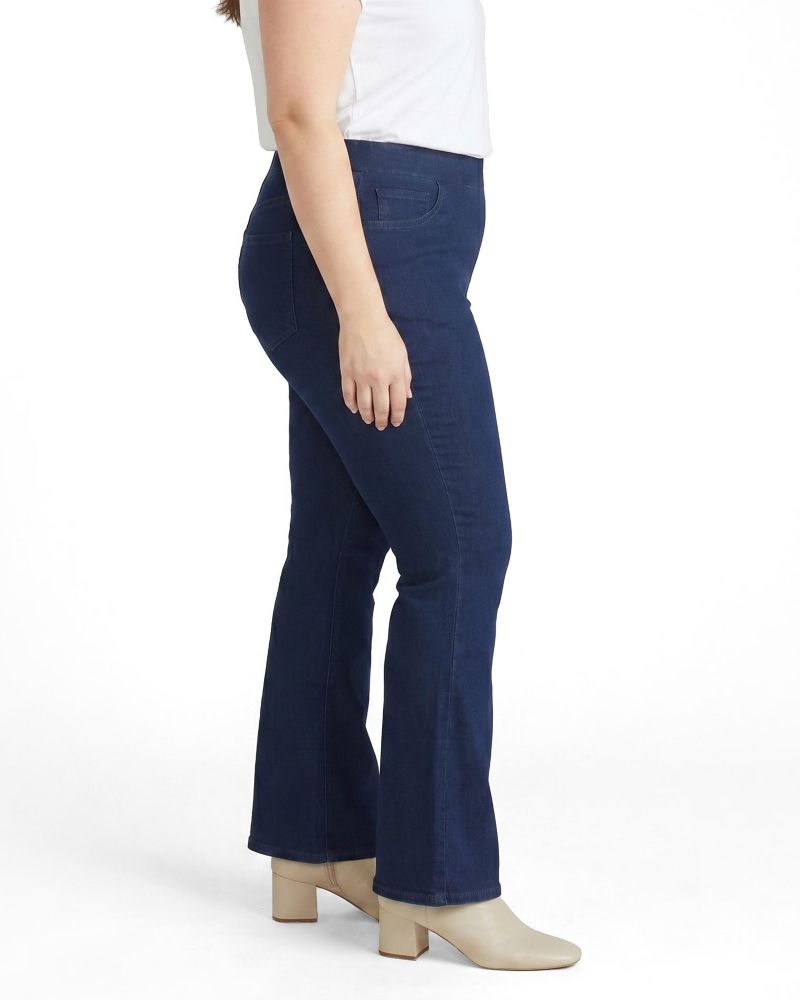 Women's Plus Size Comfort Denim Bootcut Jeans