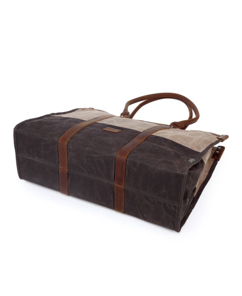 Stone Creek Waxed Canvas Tote Bag