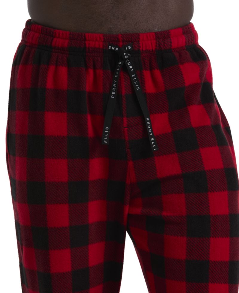 Men's Shirt & Plaid Pajama Set