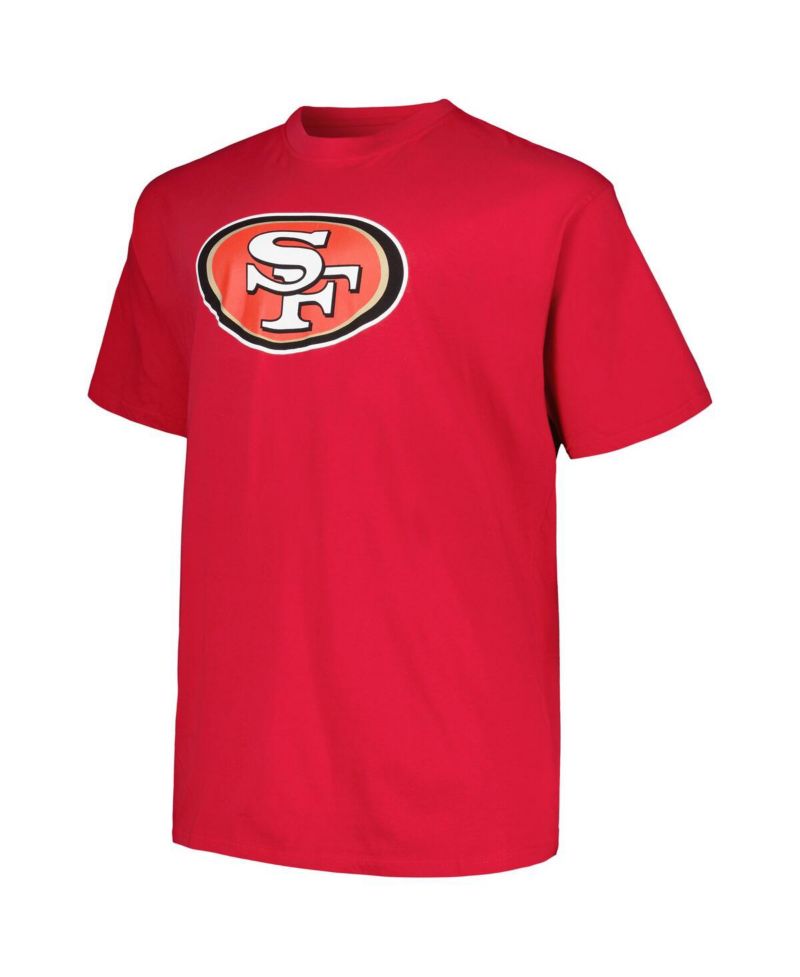 Men's Brock Purdy Scarlet San Francisco 49ers Big and Tall Player Name and Number T-shirt