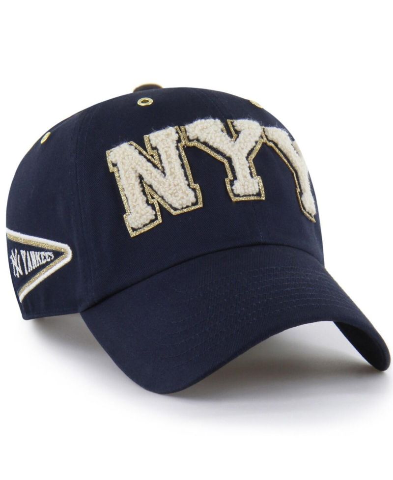 Stoney Clover Lane X Men's Navy New York Yankees Acro Charm Clean Up Adjustable Hat