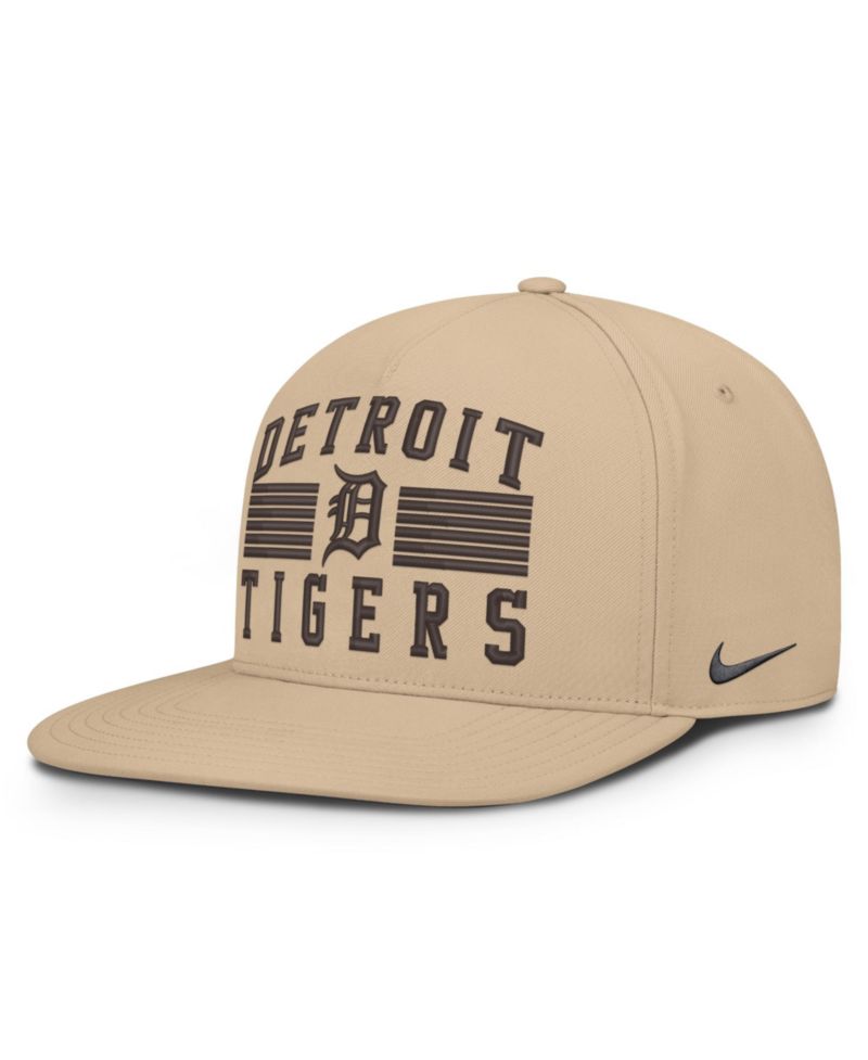 Men's Khaki Detroit Tigers Desert Pro AeroBill Dri-FIT Snapback Hat