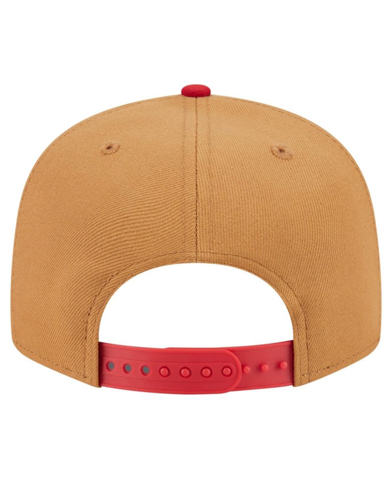Men's Khaki/Red Washington Nationals Ice Cream 9FIFTY Snapback Hat