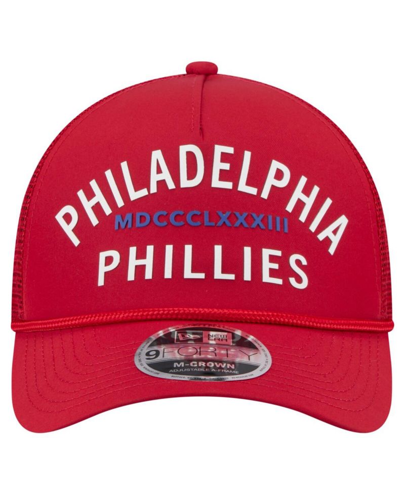 Men's Red Philadelphia Phillies Minimalist 9FORTY A-Frame Adjustable Hat