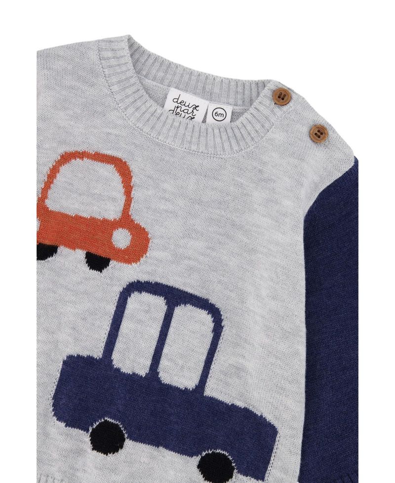Baby Boys ( 3M to 24 M ) Knitted Top and Pants Set
