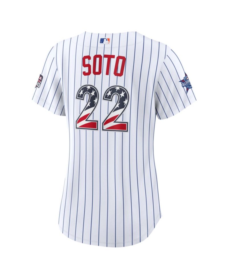 Women's 2026 All-Star Edition Stars Stripes New York Mets Juan Soto White Stadium Jersey