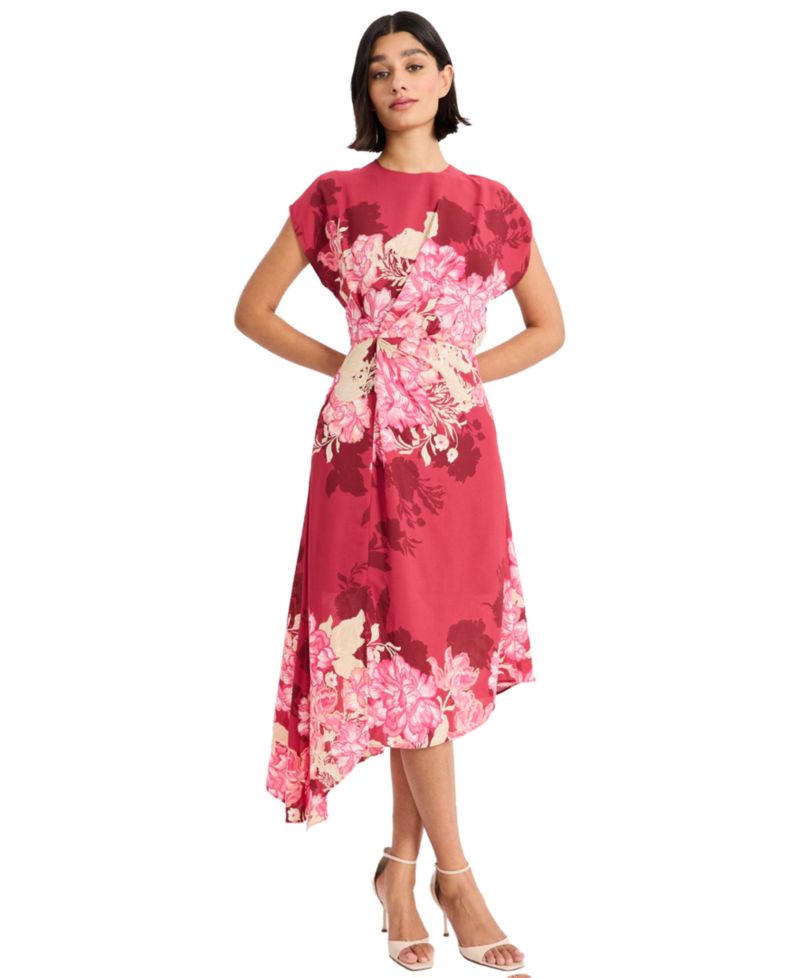 Women's Crewneck Midi Dress