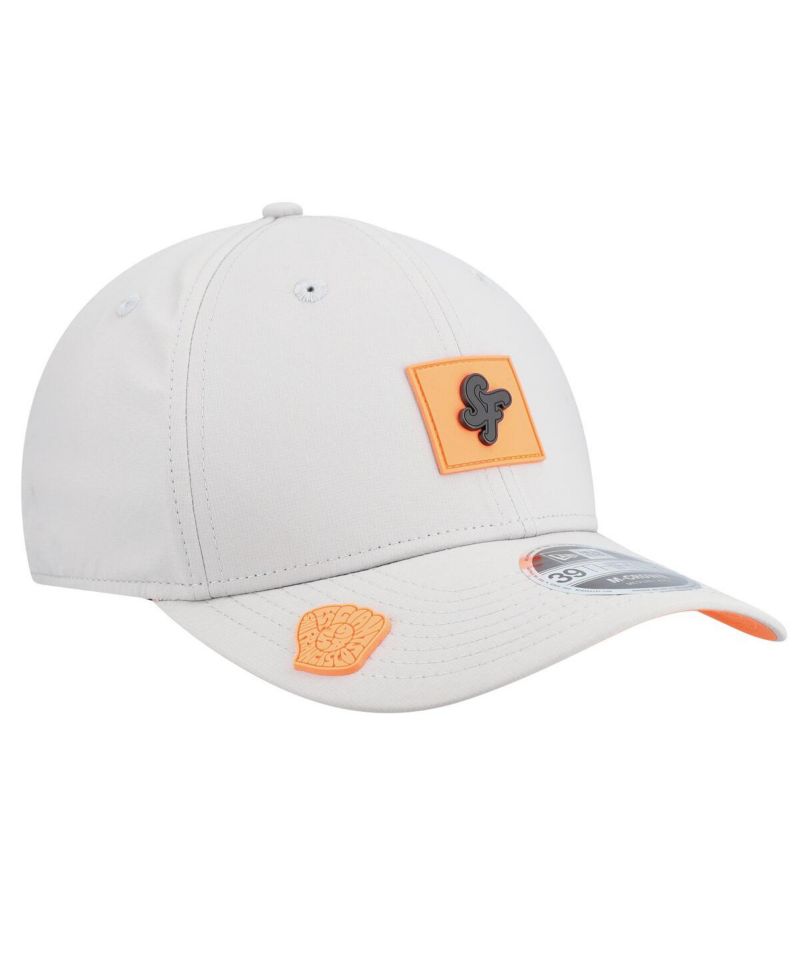 Men's Gray San Francisco Giants 2026 Clubhouse Alternate 39THIRTY Flex Hat