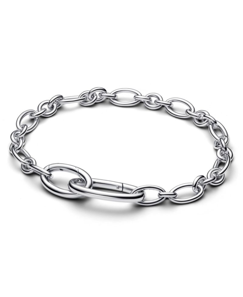 Openable Oval Link Chain Bracelet
