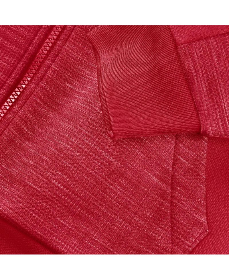 Men's Scarlet San Francisco 49ers Checkdown Pass Full-Zip Hoodie