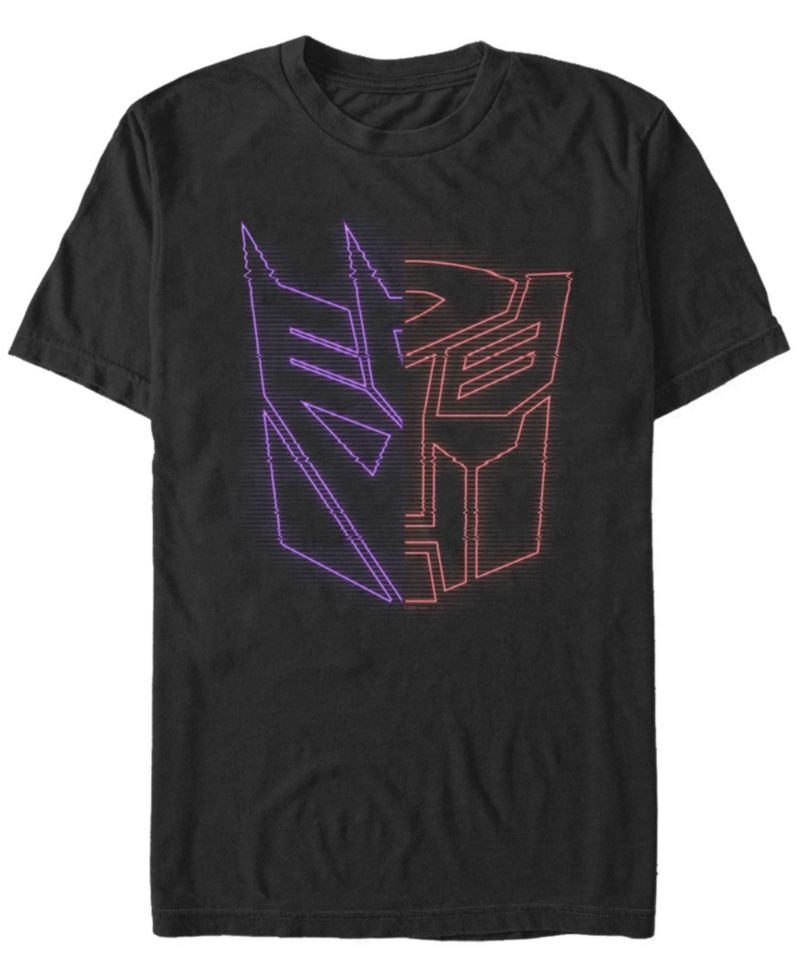 Men's Autobot Holographic Short Sleeve Crew T-shirt