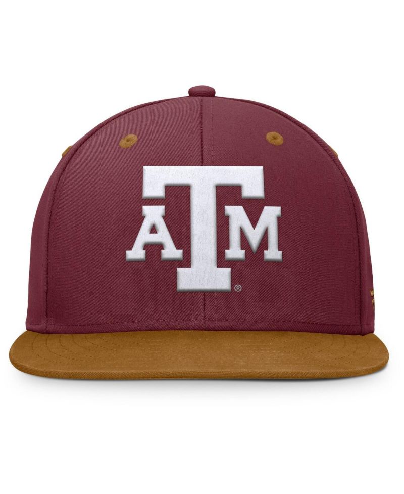 Men's Maroon/Brown Texas A&M Aggies NoBo Fitted Hat