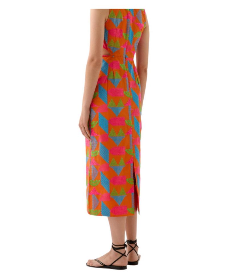 Women's Emb Color Dress