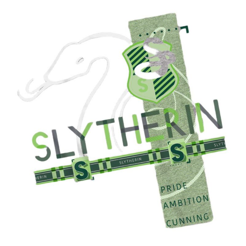Men's Slytherin Pattern Crest T Shirt