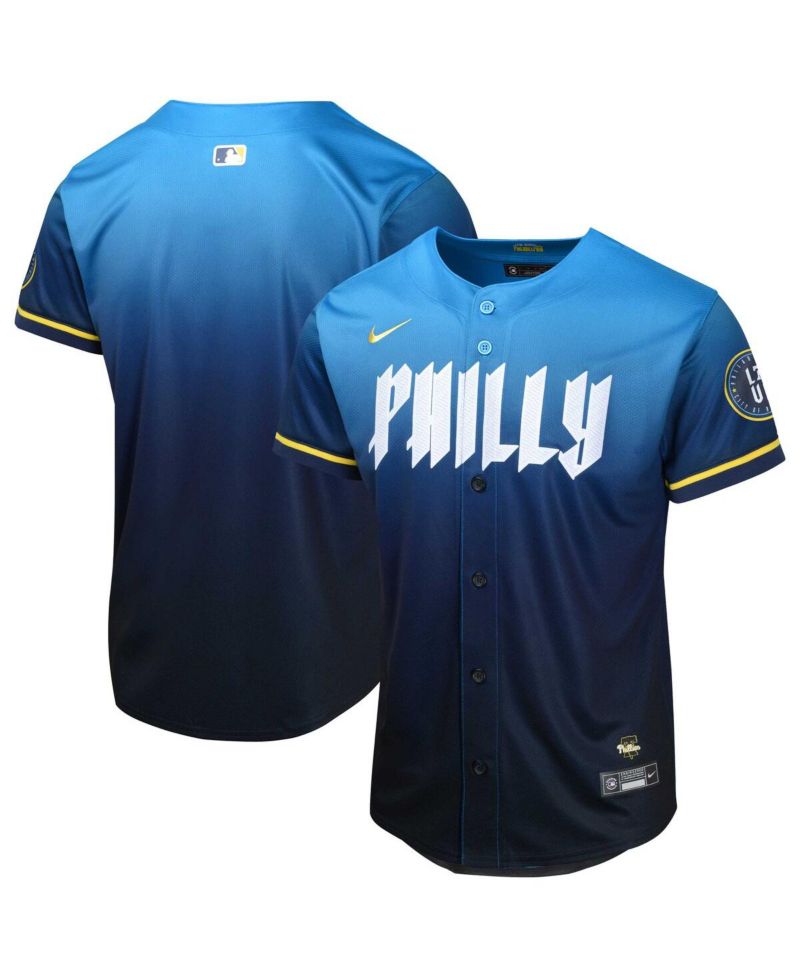 Big Boys and Girls Blue Philadelphia Phillies 2024 City Connect Limited Jersey