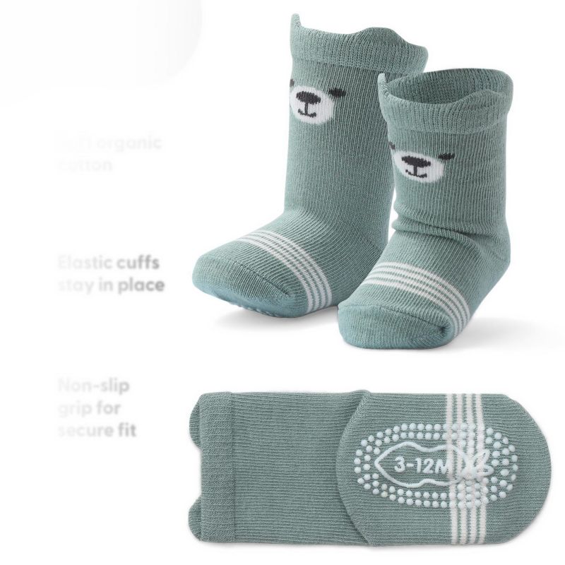 Baby Boys 12pk Cotton Socks, Neutral