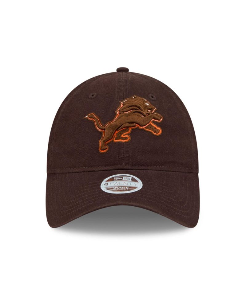 Women's Brown Detroit Lions Pumpkin Spice 9TWENTY Adjustable Hat