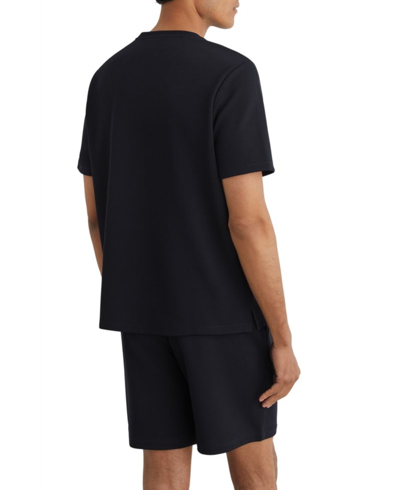Men's Cole Textured Modern-Fit Crew-Neck T-Shirt