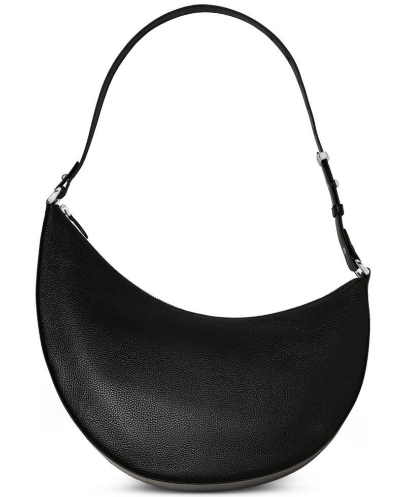 Duo Large Pebbled Leather Crossbody Bag