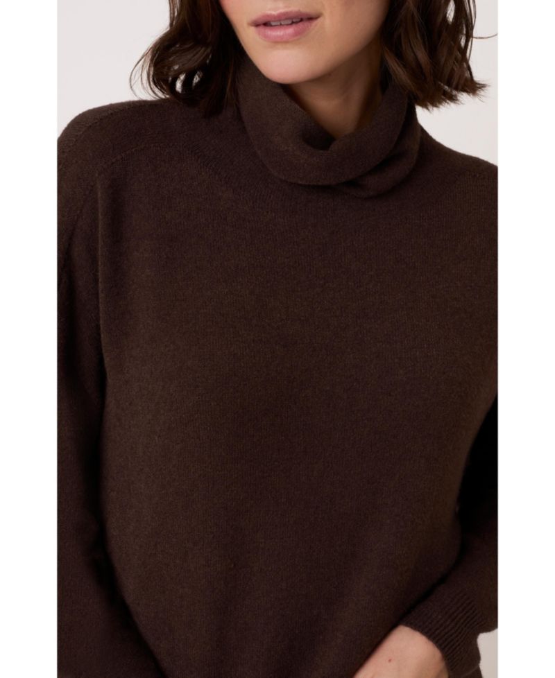 Women's Oversized Slouchy Roll Neck Jumper