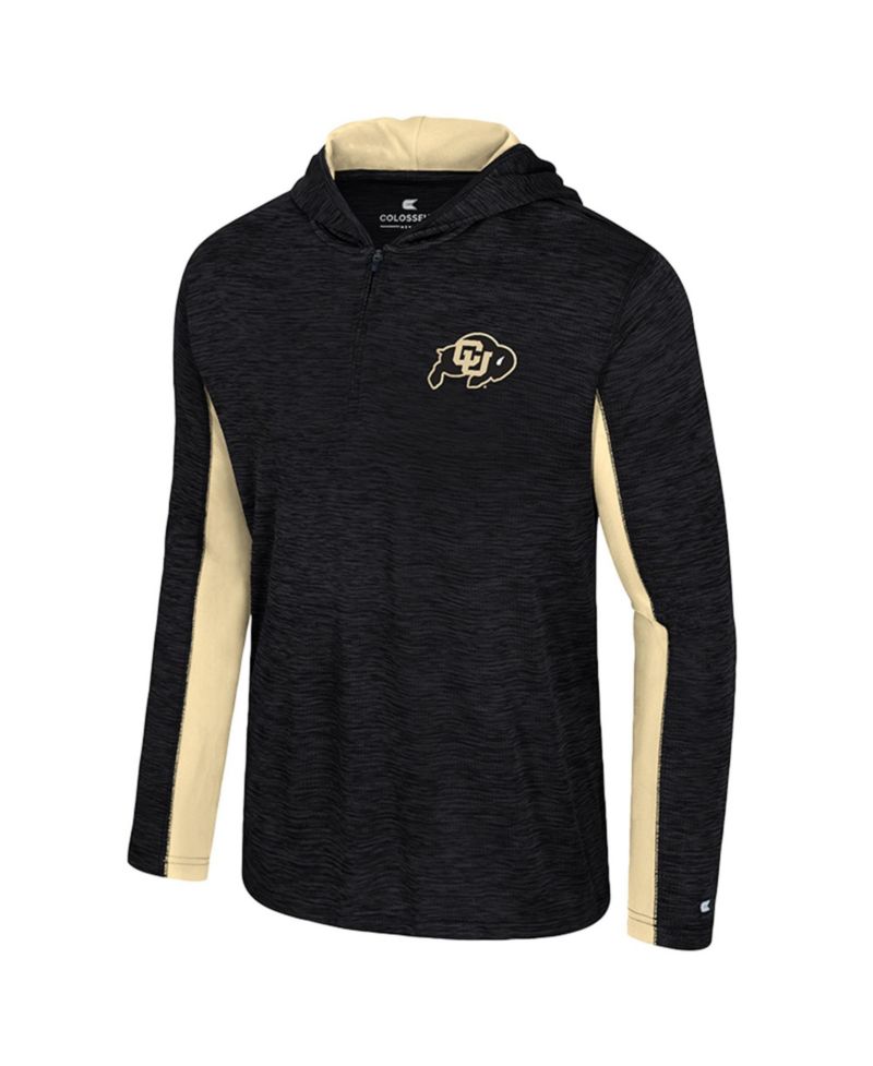 Men's Black Colorado Buffaloes Always Sunny Quarter-zip Hoodie