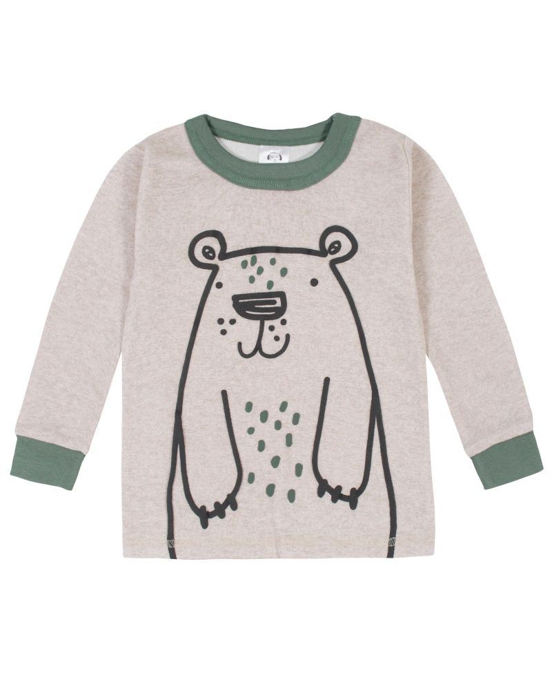Baby Boys Snug Fit Cotton Pajama Set, 4-Piece