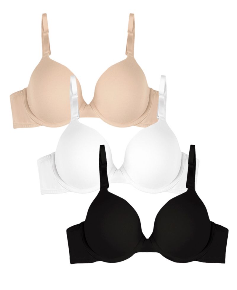 Women's 3-Pack T-Shirt Bra