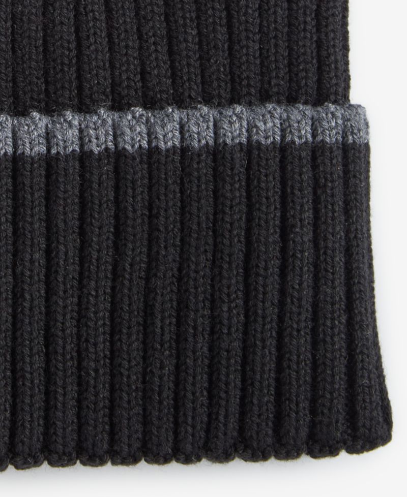 Men's Heritage Ribbed-knit Tipped Cuffed Beanie