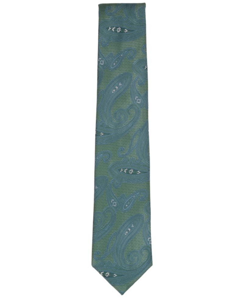 Men's Canary Paisley Tie