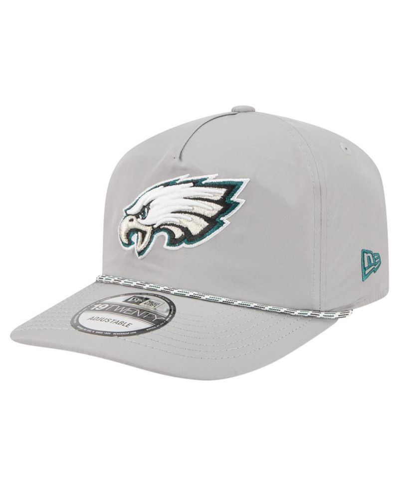 Men's Silver Philadelphia Eagles Rope 19TWENTY Hat