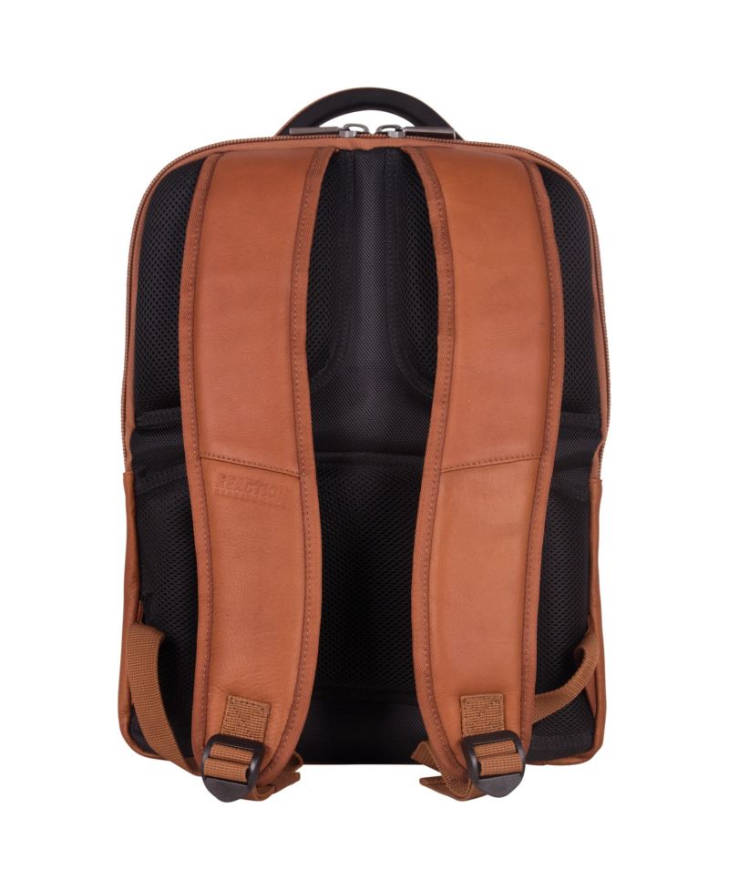 Full-Grain Colombian Leather 16" Laptop Tablet Travel Backpack