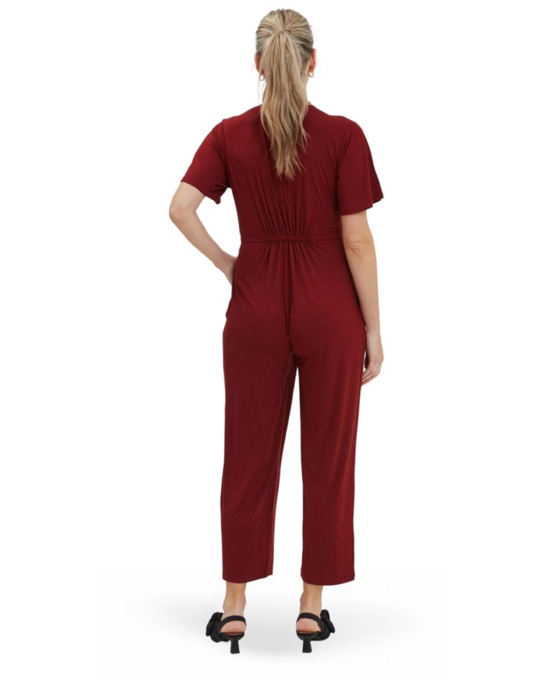 Women's Lucia Nursing Wrap Jumpsuit
