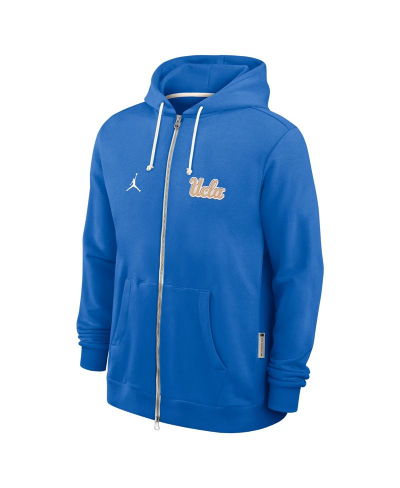 Men's Blue UCLA Bruins 2025 Sideline Performance Full-Zip Hoodie