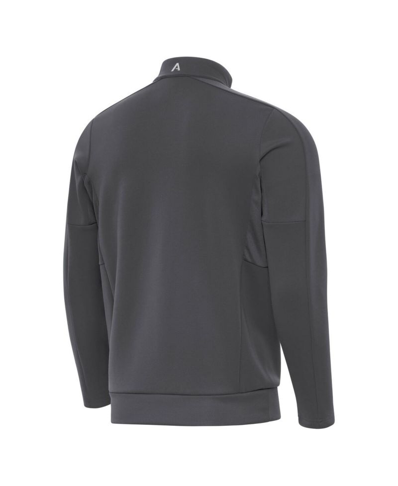 Men's Gray Michigan Wolverines 2026 NCAA Men's Basketball National Champions Generation Quarter-Zip Pullover