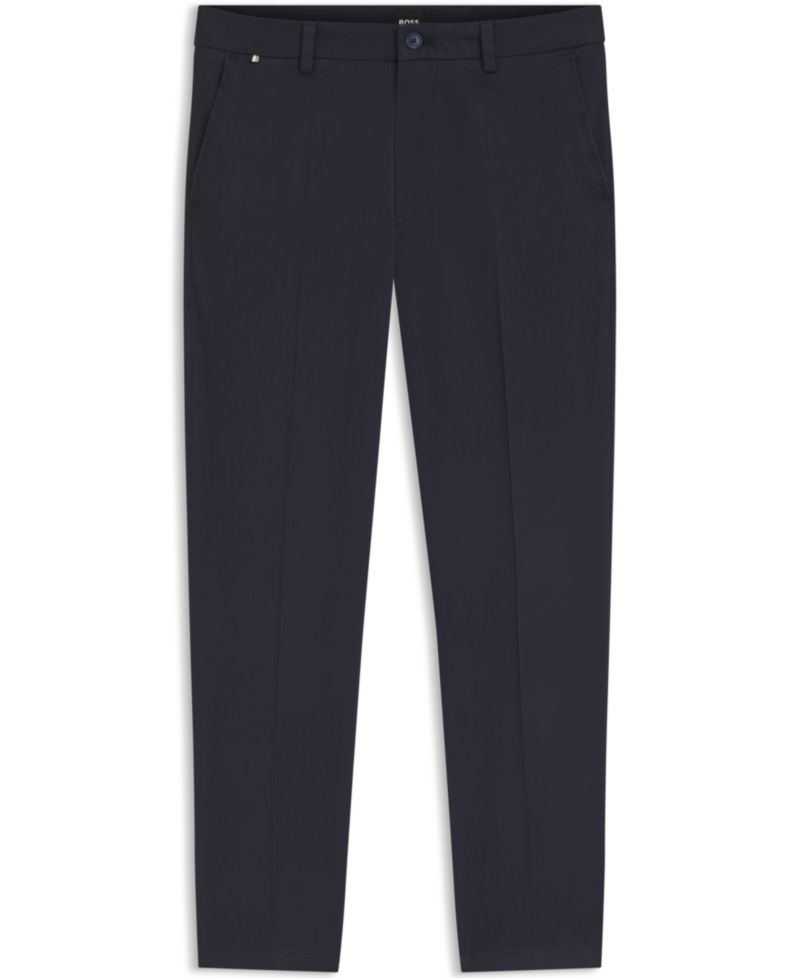 Men's Stretch Cotton-Blend Twill Modern-Fit Pants