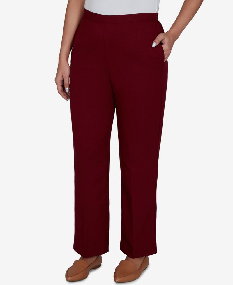Women's Union Square Textured Cranberry Pants
