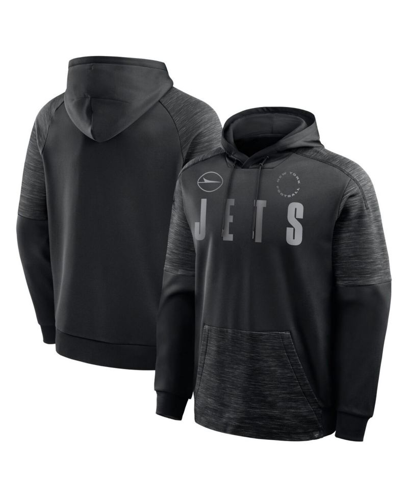 Men's Black New York Jets Chip Shot Pullover Hoodie