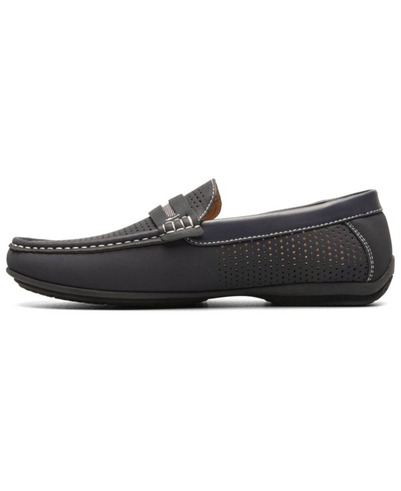 Men's Corby Moccasin Toe Saddle Slip-on Loafer