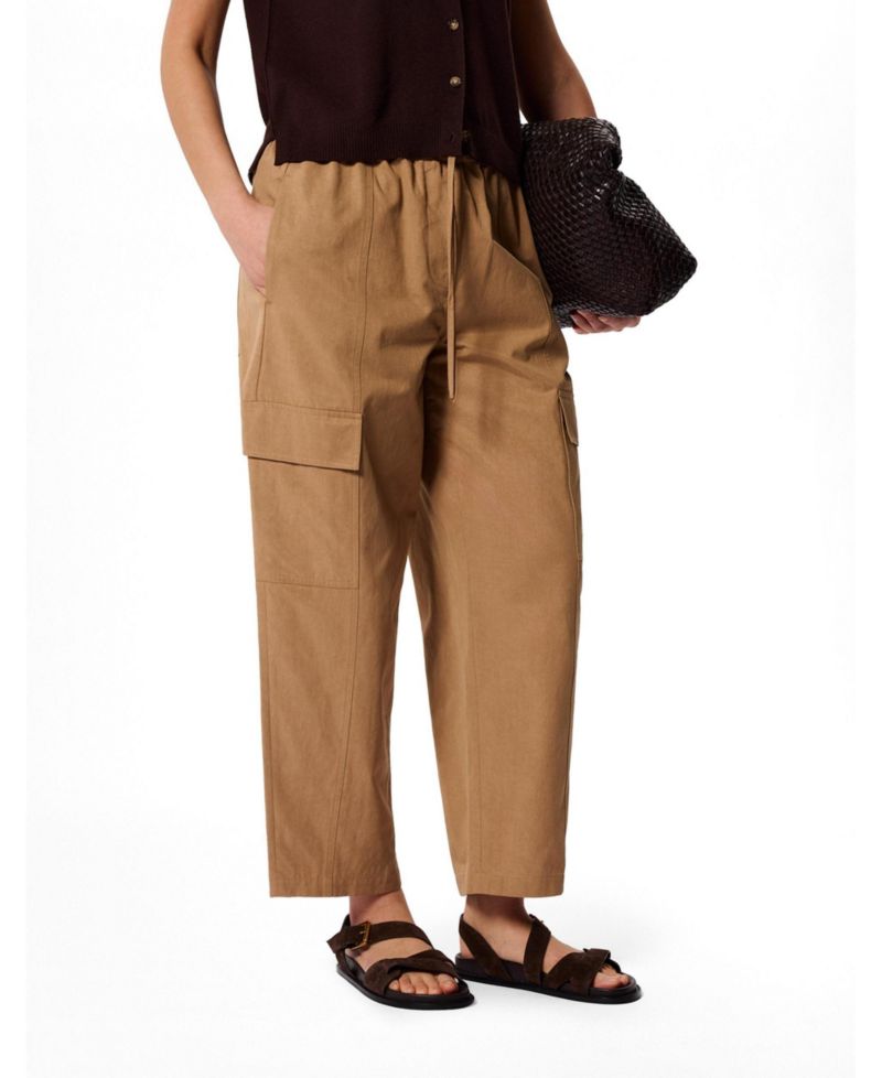 Women's Utility Cotton Barrel Trouser